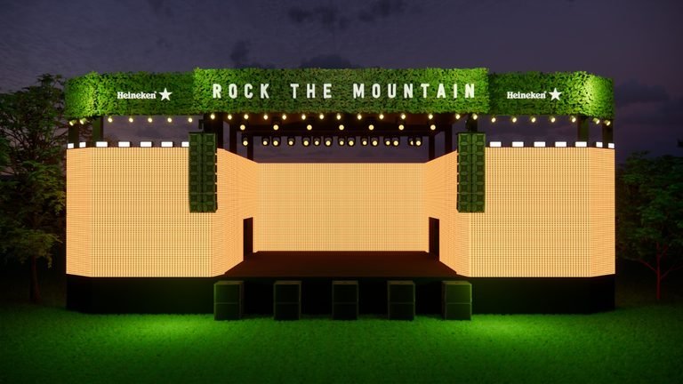 Heineken cria pista secreta e amplia experiências no Rock the Mountain 2026
