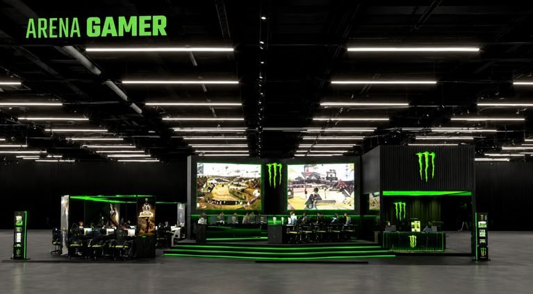 Monster Energy tem duelos, gameplay e brindes na BGS 2026
