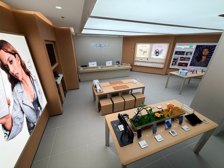 OPPO inaugura primeira loja própria no Brasil com ações para consumidores