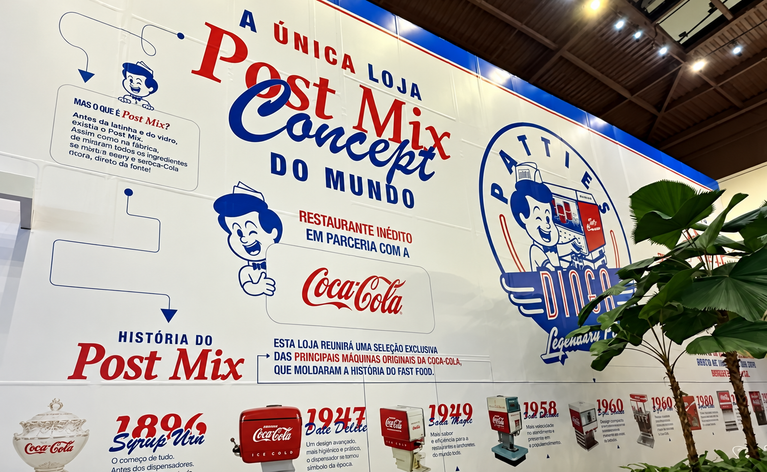 Patties e Coca-Cola criam loja-conceito Post Mix Concept em Campinas