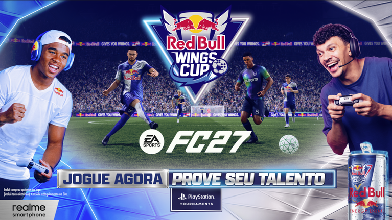 Red Bull e EA Sports reúnem games, universidades e futebol no Wings Cup 2026