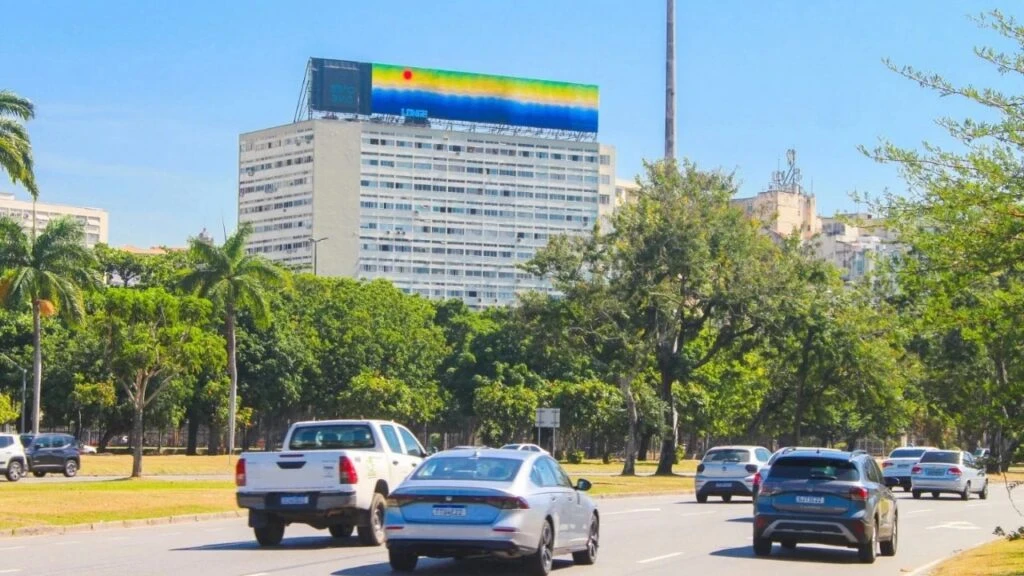 Painel ArtRio no Aterro do Flamengo