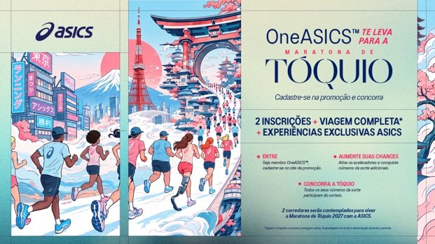 Promoção ASICS Maratona de Tóquio